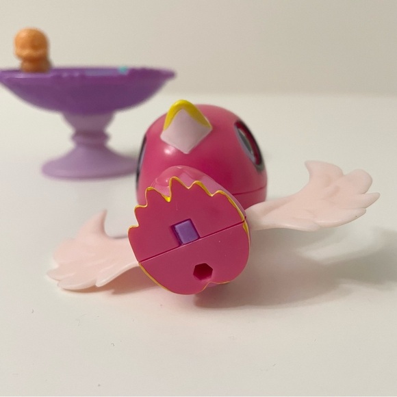 Hasbro Littlest Pet Shop Swan Magic Motion Splashin Swan Bath LPS - Picture 7 of 10